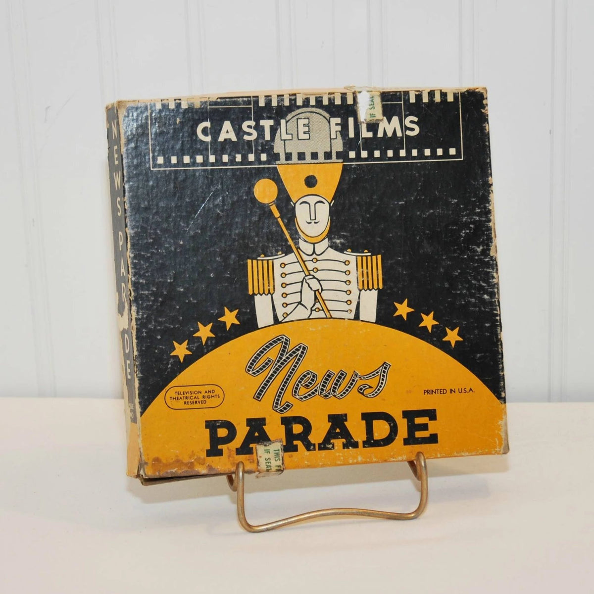 Vintage Castle Films News Parade 16mm Film and Reel (c. 1956