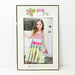 The Lydia Dress No. 6 by Chelsea Andersen of Pink Fig Patterns Girl Sizes 6 Months to 7 Years.