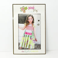 The Lydia Dress No. 6 by Chelsea Andersen of Pink Fig Patterns Girl Sizes 6 Months to 7 Years.