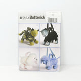c. 2005 Butterick B4562 Soft Animal Bag Sewing Pattern
