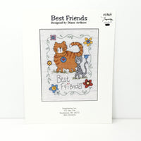 Best Friends Cross Stitch Pattern Designed by Diane Arthurs #1569 c. 2003
