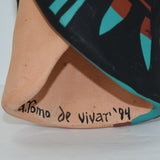 Vintage April Romo de Vivar Angel Pottery c. 1994 Latino Style