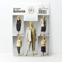 Butterick B5899 Plus Size Sewing Pattern Lifestyle Wardrobe 26W-32W c. 2013 Jacket, Skirt, Pants