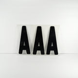 9 Inch Vintage Industrial Marquee Plastic 'A'