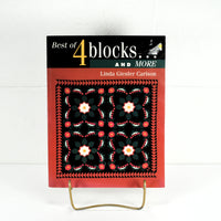 Best of 4 Blocks and More by Linda Giesler Carlson (c. 2003) Quilting Paperback Book, History of Quilting, How To Quilt, Appliqué, Templates