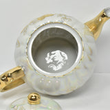 Vintage Chase Japan Lusterware Fine China Teapot With Gold (c. 1940's-50's) Made In Japan