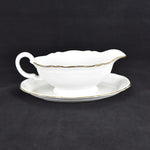 Vintage Seltmann Marie Luise Fine China Gravy Boat With Attached Underplate, (c. 1950-1960's?)