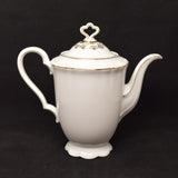 Vintage Seltmann Fine China Coffee Pot Server With Lid Marie Luise Pattern (c. 1950-1960's?) Weiden Germany,