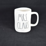 Rae Dunn Mrs Claus Ceramic Mugs from the Artisan Collection by Magenta