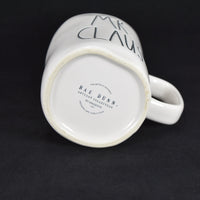 Rae Dunn Mr Claus Ceramic Mugs from the Artisan Collection by Magenta
