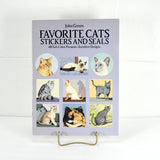 Vintage Favorite Cats Stickers and Seals by John Green (c. 1990) and Cats Flipout Book (c. 1970)
