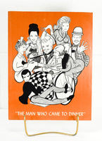 Vintage Theater Program "The Man Who Came To Dinner" (c. 1968) Autographed by Jack Cassidy, Margaret Hamilton and Others