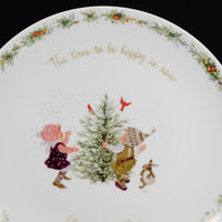 Vintage Holly Hobbie Commemorative Edition Decorative Christmas Plate (c. 1973)
