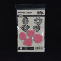 New EZMount Stamp Mini Cloisonne Shapes Rubber Stamps For Use With Acrylic Blocks