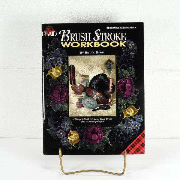Vintage Plaid Brush Stroke Workbook by Bette Byrd (c. 1996)