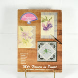 Vintage Pergamano M6: Flowers In Pastel Booklet, Parchment Paper Craft (c. 1998)