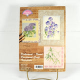 Vintage Pergamano M6: Flowers In Pastel Booklet, Parchment Paper Craft (c. 1998)