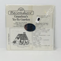 Vintage Country Store Piecemakers Grandma's Yo-Yo Garden Note Card and Pattern (c. 1993)