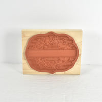 Set of 6 Older Stampin' Up Apothecary Art Wood Block Rubber Stamps, New & Unused