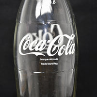 Vintage 40 Fluid Ounce Coca-Cola Glass Bottle, Coke Collectible, Wording in English & French