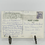 Vintage Sandwich Glass Museum Postcard c. 1979