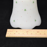Vintage Fenton Art Glass Handpainted Christmas Tree Bell, Signed (c. 1970's)