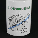 Vintage Sandra Boynton Ceramic Toothbrush Holder (c. 1980's)
