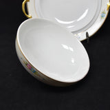 Vintage Royal Bayreuth Bavaria 3 Piece Covered Porcelain Butter Dish