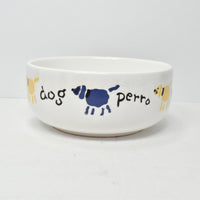 Vintage Waechtersbach Ceramic Dog Food or Water Bowl (c. pre-2002)