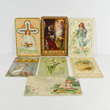 Variety of 8 Antique Easter Postcards, Antique Ephemera c. 1900-1910's