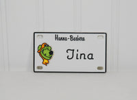 Vintage Hanna-Barbera Scooby Doo, Muttley Bike Name Plates Tags (c.1972) Tammy, Ted, Teresa, Terri, Terry, Tim, Tina, Todd, Tom, Tony, Tracy