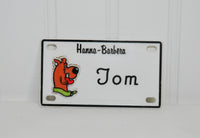 Vintage Hanna-Barbera Scooby Doo, Muttley Bike Name Plates Tags (c.1972) Tammy, Ted, Teresa, Terri, Terry, Tim, Tina, Todd, Tom, Tony, Tracy