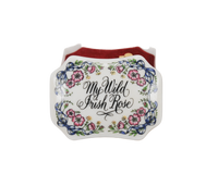 Vintage Franklin Mint Porcelain Music Box (c. 1984) 'My Wild Irish Rose'