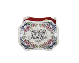 Vintage Franklin Mint Porcelain Music Box (c. 1984) 'My Wild Irish Rose'