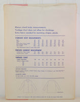 Shown is the back of the paper envelope for Stretch & Sew 1050 for knit fabrics.