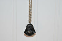 Vintage Darth Vader Metal Pendant Necklace (c.1977) Vintage Star Wars Character, Gift Idea, Collectible, Retro Darth Vader, Original Chain