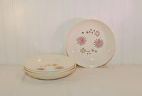 Scarce Stetson China Company Star Pattern Bowls (c. 1950's) Mid Century Bowls, Soup Bowl, Vintage Dinnerware, Red & Yellow Star Bursts