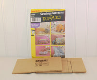 Simplicity 5263, Sewing Patterns For Dummies, Fleece Pillows and Blanket (c. 2003) College, High School, Middle School Gift, Easy Sewing