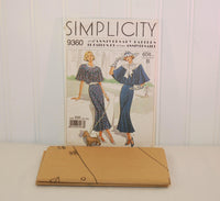 Vintage Simplicity 9260 60th Anniversary Pattern (c. 1988) Misses' Size 14-20, 1920's Style Dress, Vintage Style Dress