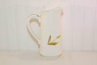 Vintage Lefton China Handpainted Floral Pitcher (c. 1960-1983) Made In Japan Pitcher, Retro Flowers, Decorative Pitcher