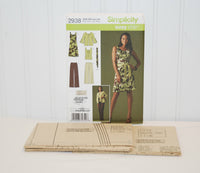 Simplicity 2939 Designs by Karen Z Easy Chic (c. 2008) Misses' Plus Size 20W-28W, Dress, Top, Pants, Jacket & Tie Belt, Business Clothes