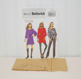 Butterick B5527 The Cut Line, Dress To Top Options (c. 2010) Misses' Size Extra Small-Medium, Easy To Sew Top, Tunic and Dress