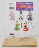 Simplicity 4046 Costumes For Adults, An Elaine Heigl Designs (c. 2006) Misses' Sizes 6-12, Sexy Halloween Costume, Pirate, Witch, Fairy