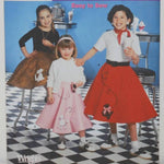 Simplicity 5401 Costumes For Kids (c. 2003) Child Sizes 3-6, Easy To Sew Halloween Costume, Poodle Skirt, Creative Play Time, Dress Up