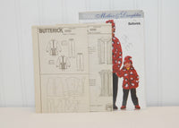 Butterick 5090 Mother & Daughter Matching Jacket, Pants and Hat (c. 1997) Sizes Extra Small-Large
