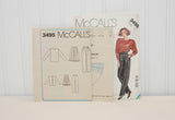 Vintage McCall's 3495, Liz Claiborne Design, Top, Skirt and Pants (c. 1987) Misses' Size 12