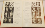 Shown are two more pages from within the Norwester yearbook. On the left and right are black and white photos of some of the 1938 seniors. There are descriptions for each photo. There are also many signatures.