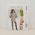 McCall's M5465 Dress Pattern (c. 2007) Misses' Sizes 14-20, Short Pullover Dress, Tunic Top, Pair With Leggings, Casual Dress, Fun & Flirty