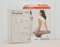 Simplicity 2890 Misses' Drawers, Chemise & Corset (c.2008) Misses' Size 16-24, Designed by Kay Gnagey, Historical, Renaissance Fair Costume