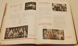 Another two pages from the 1942 Makio yearbook. The headings are Mu Beta Chi, Commerce Council and Marketing Club. There are four black and white photos of group shots of the students involved in these different groups.